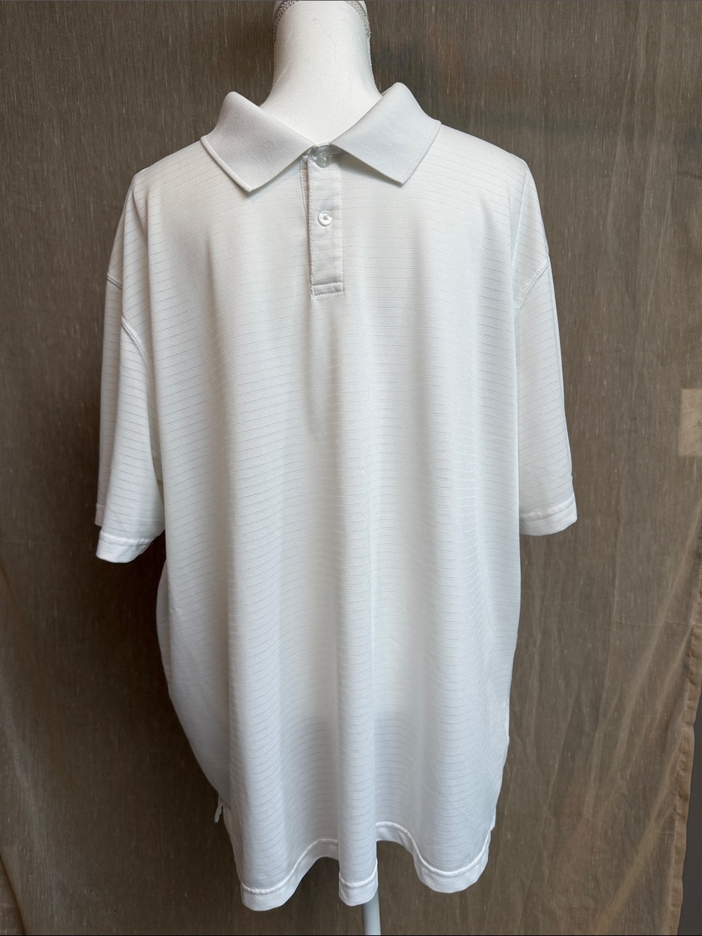 Haggar White Men's Short-Sleeve Polo